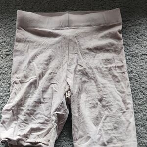 Cream Biker Shorts